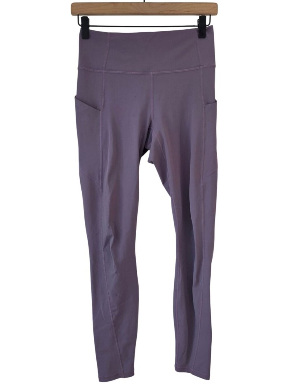 Fabletics Purelux High Rise Full Length Leggings Activewear Pants Purple Small